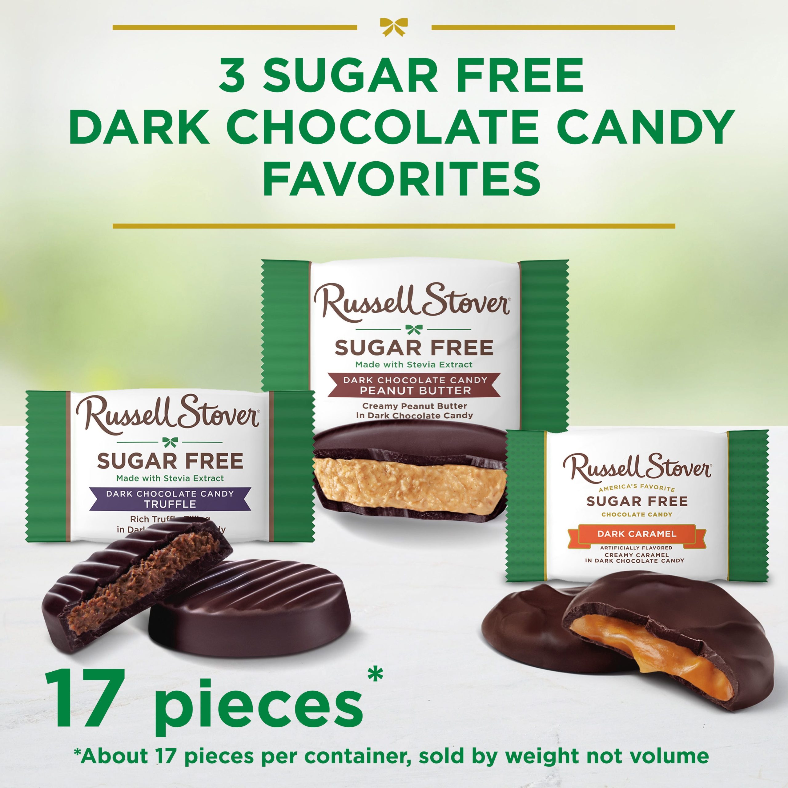 Sugar Free Dark Chocolate Candy Mix, 9 Oz. Bag - Image 2