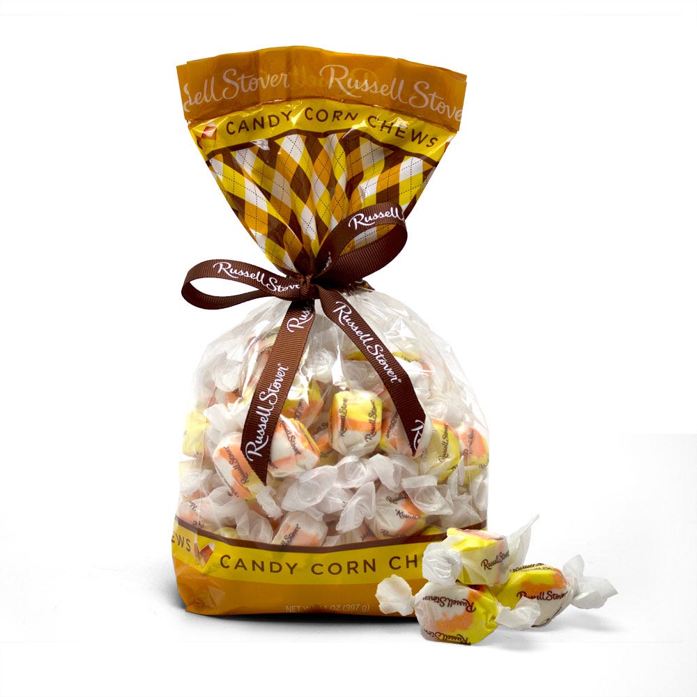 Halloween Candy Corn Salt Water Taffy, 14 Oz. Bag