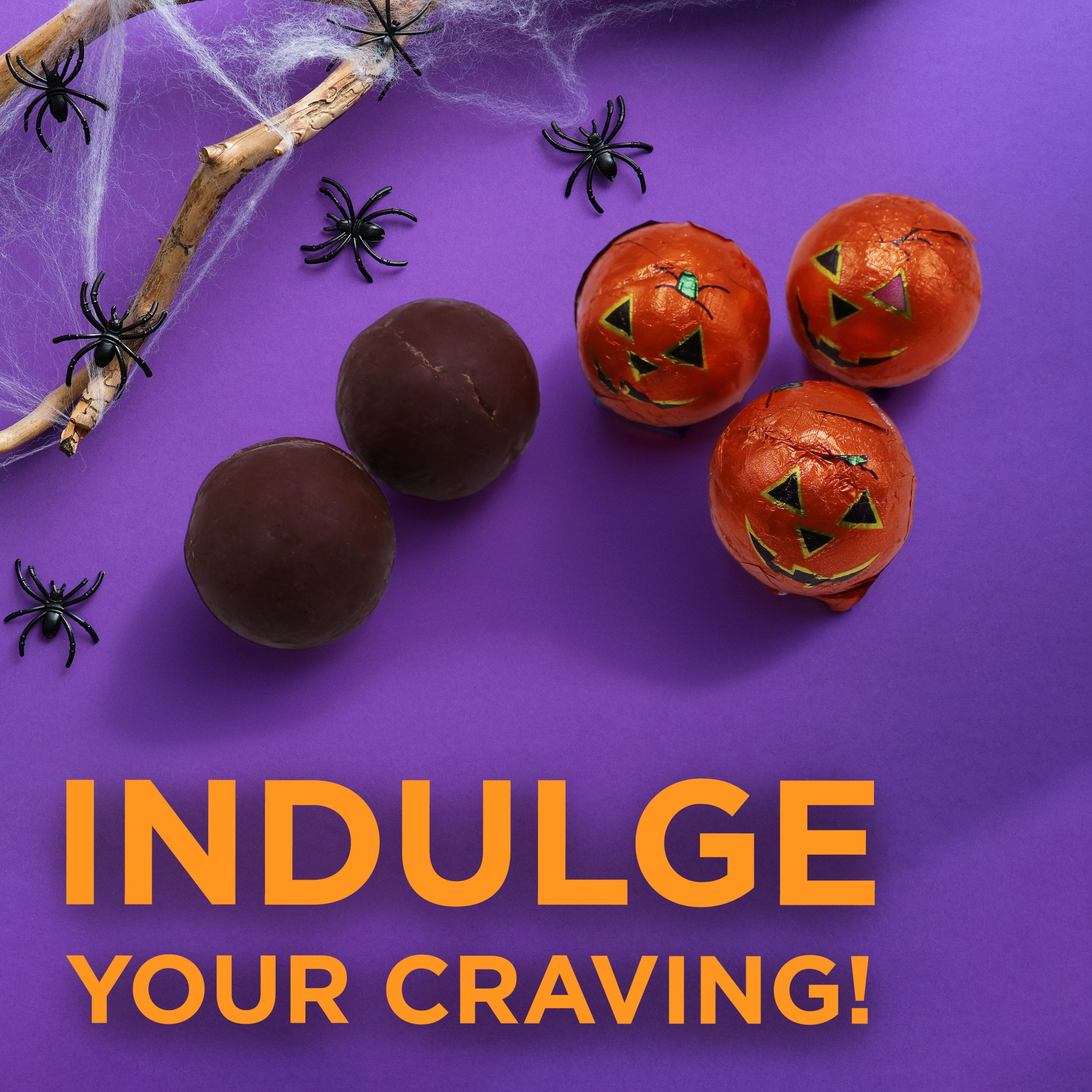 Halloween Solid Milk Chocolate Pumpkins, 12 Oz. Bag - Image 4
