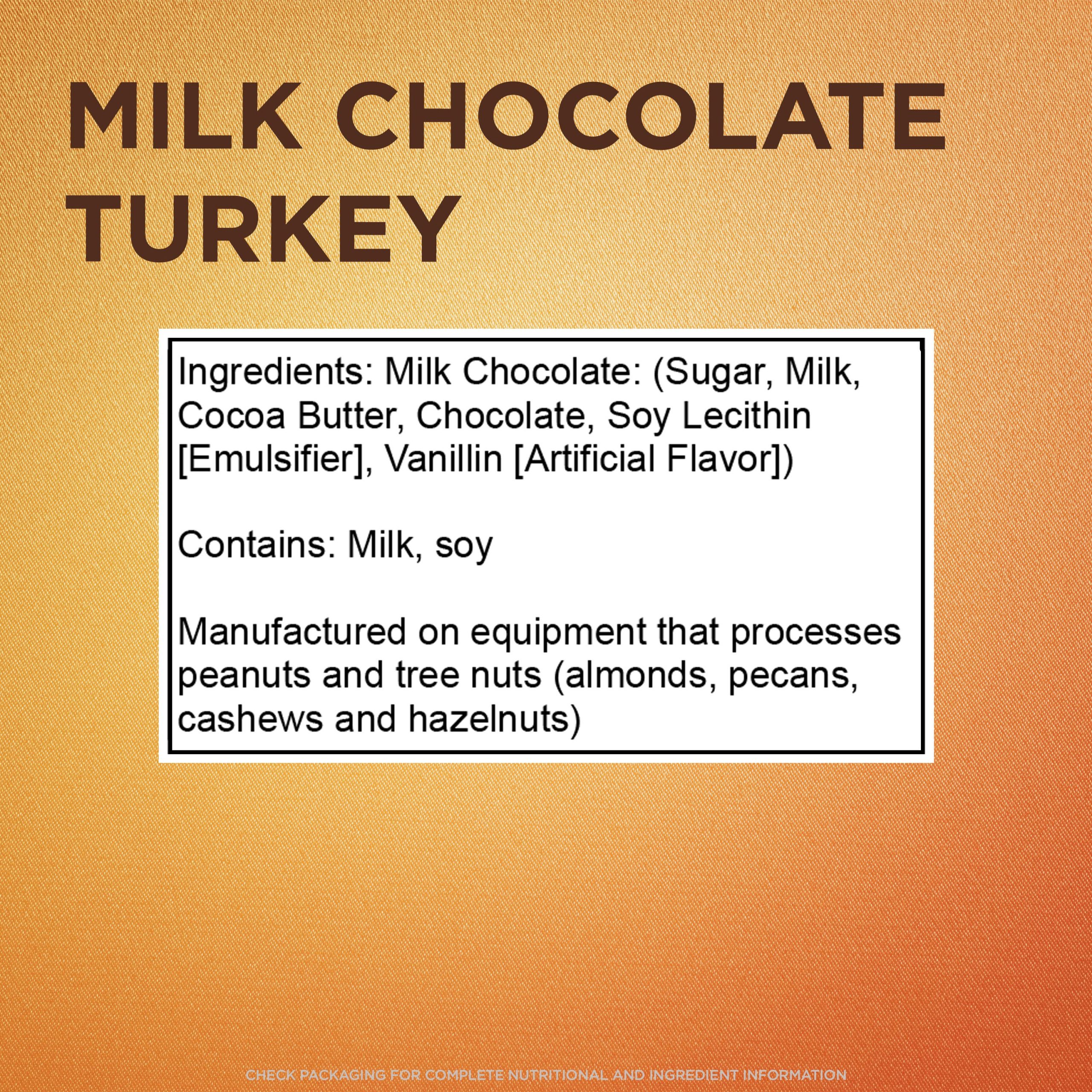 Milk Chocolate Candy Turkey, 1 Oz. - Image 6