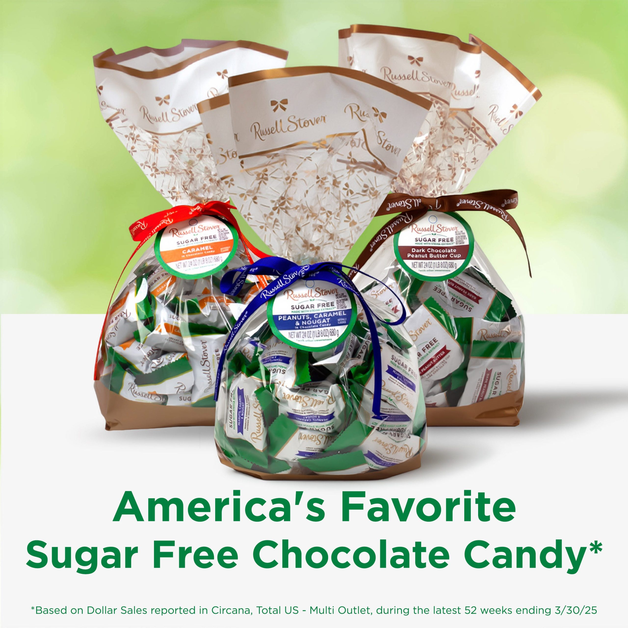 Sugar Free Solid Dark Chocolate Candy Gift Bag, 24 Oz. - Image 44