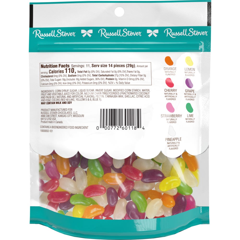 Pectin Jelly Beans Bag, 11 oz. - Image 8