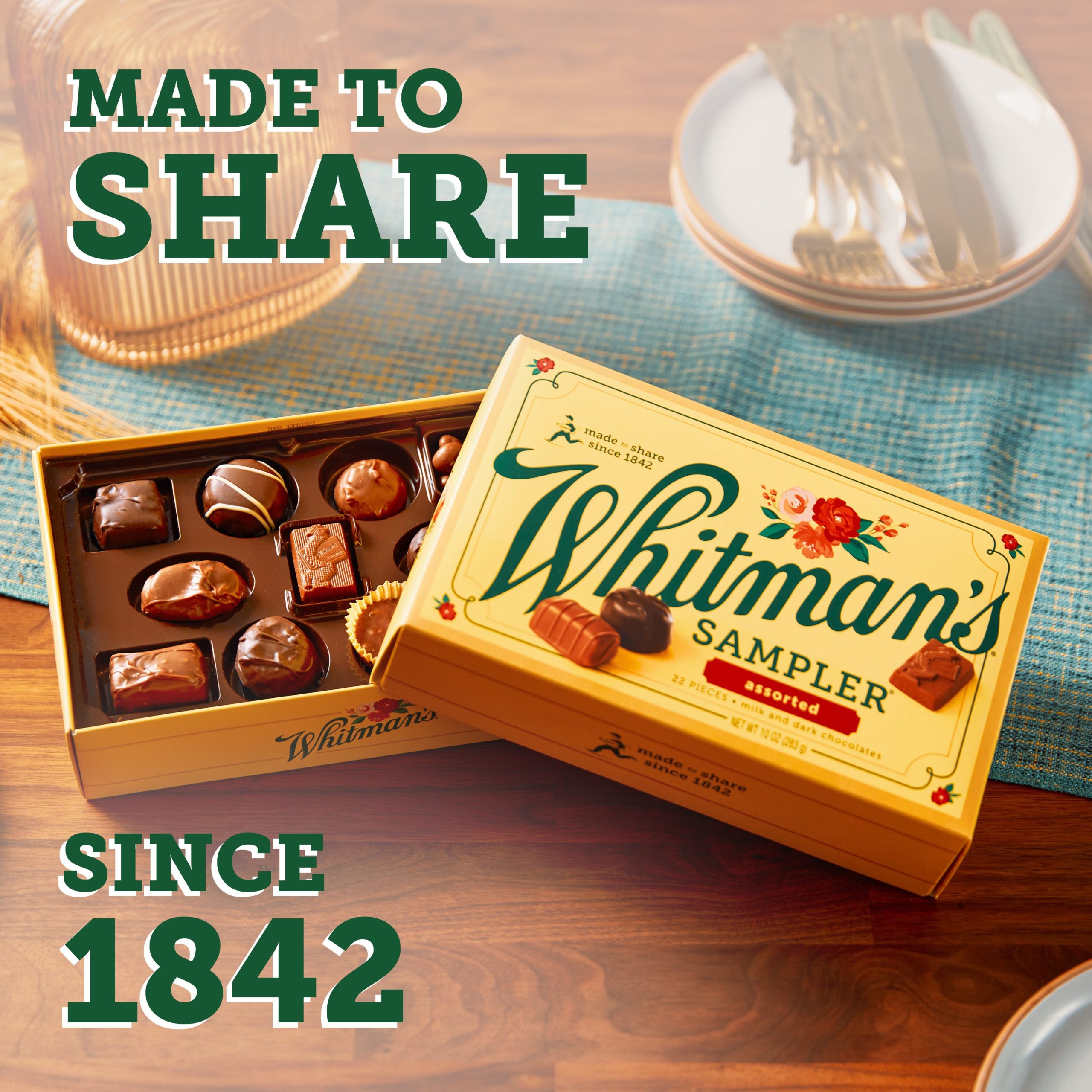 Whitman's Sampler Assorted Dark Chocolate Candy Gift Box, 10 Oz. - Image 13