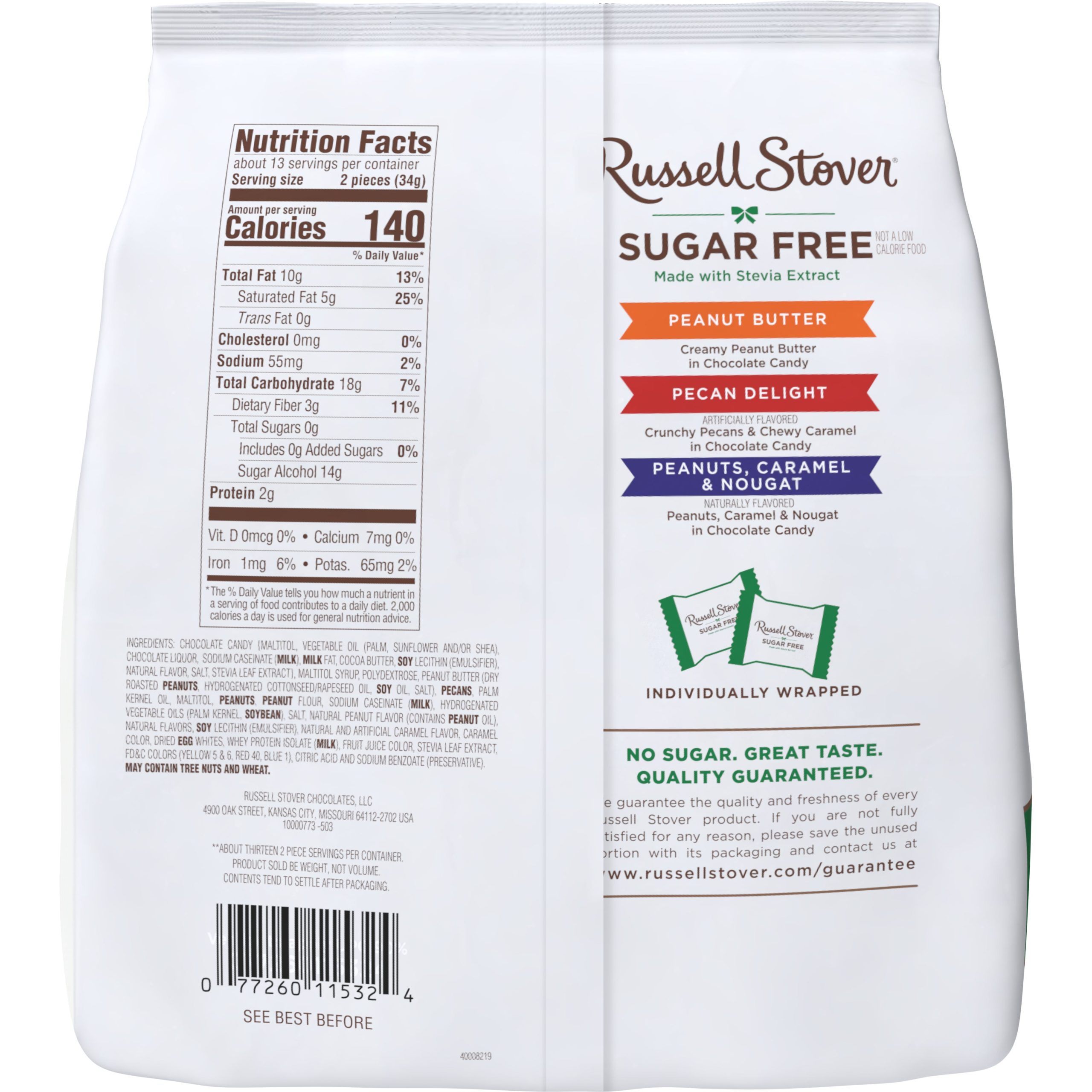 Sugar Free Assorted Chocolate Candy, 15.7 Oz. Bag - Image 26