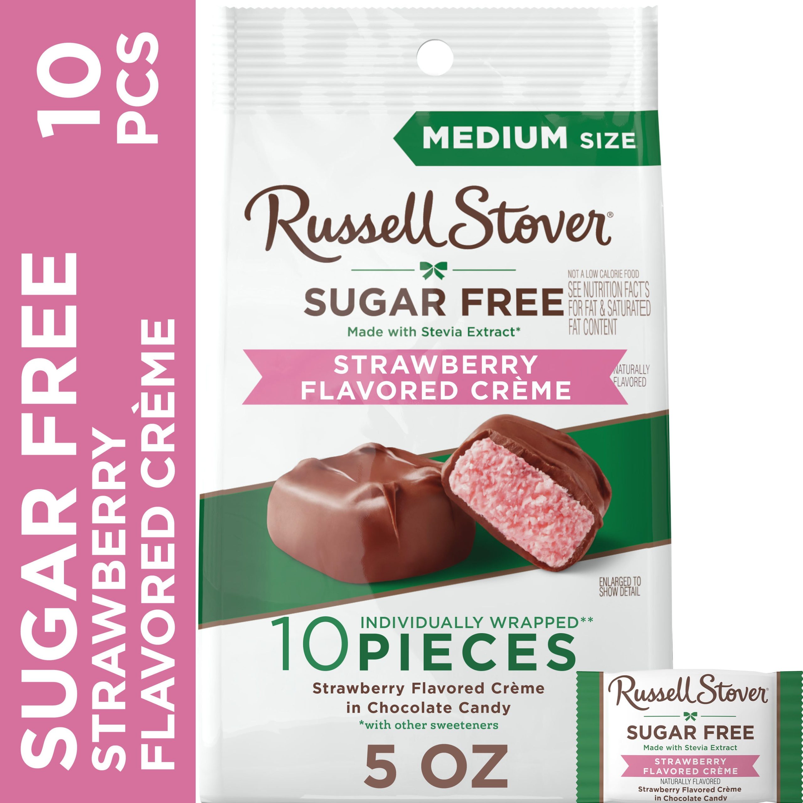 Sugar Free Pecan Delight Chocolate Candy, 4.7 Oz. Bag - Image 48
