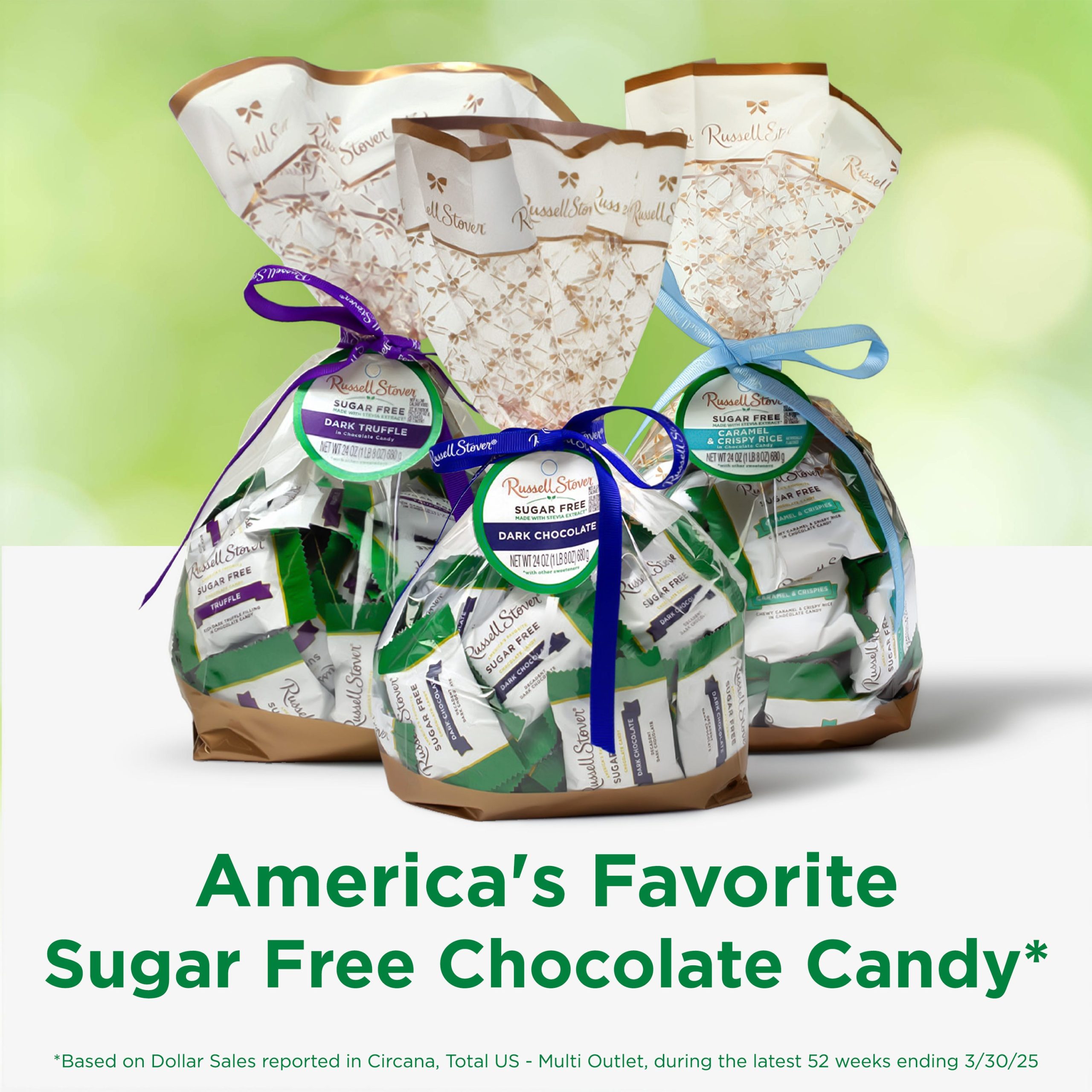 Sugar Free Solid Dark Chocolate Candy Gift Bag, 24 Oz. - Image 4