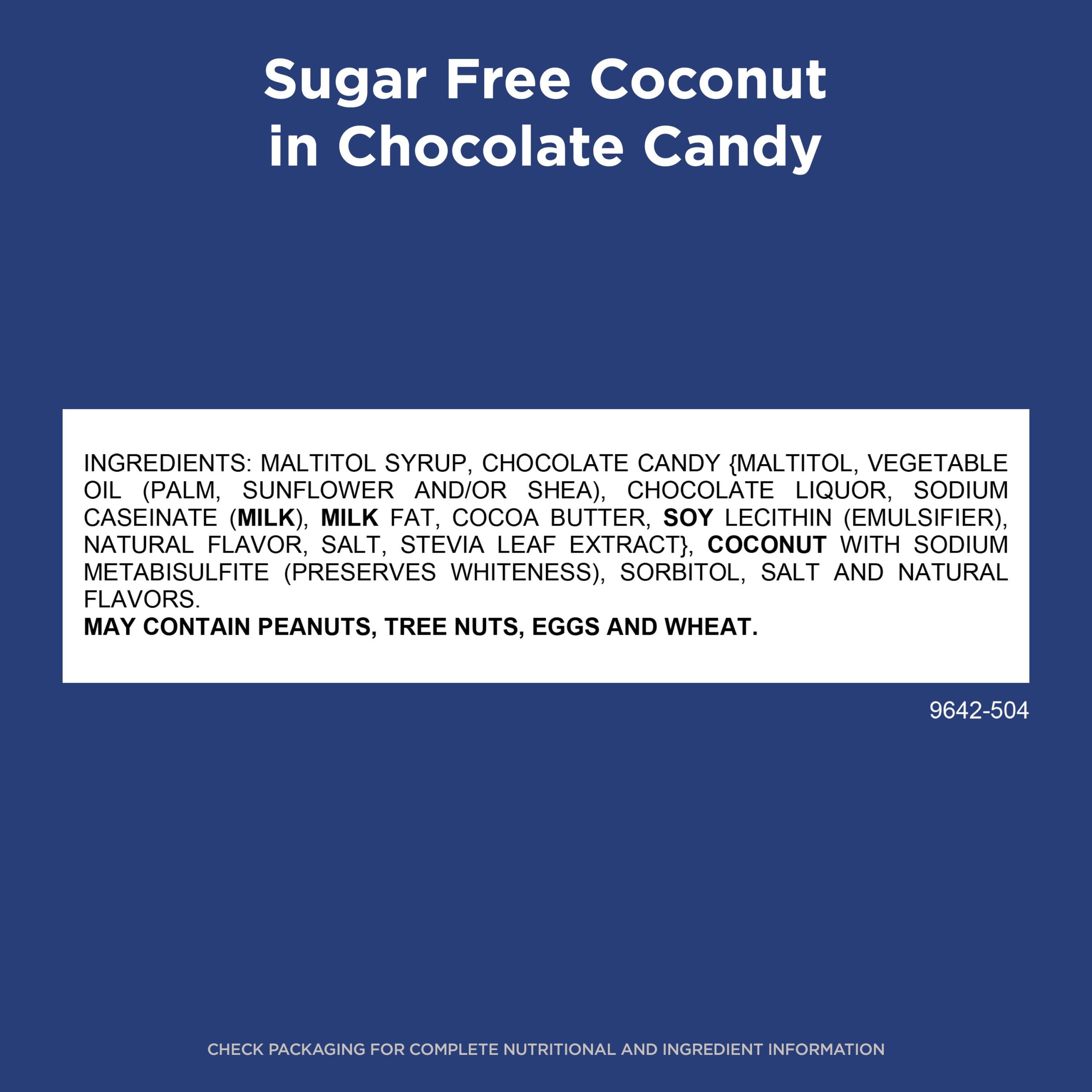 Sugar Free Coconut In Chocolate Candy, 10 Oz. Bag - Image 5