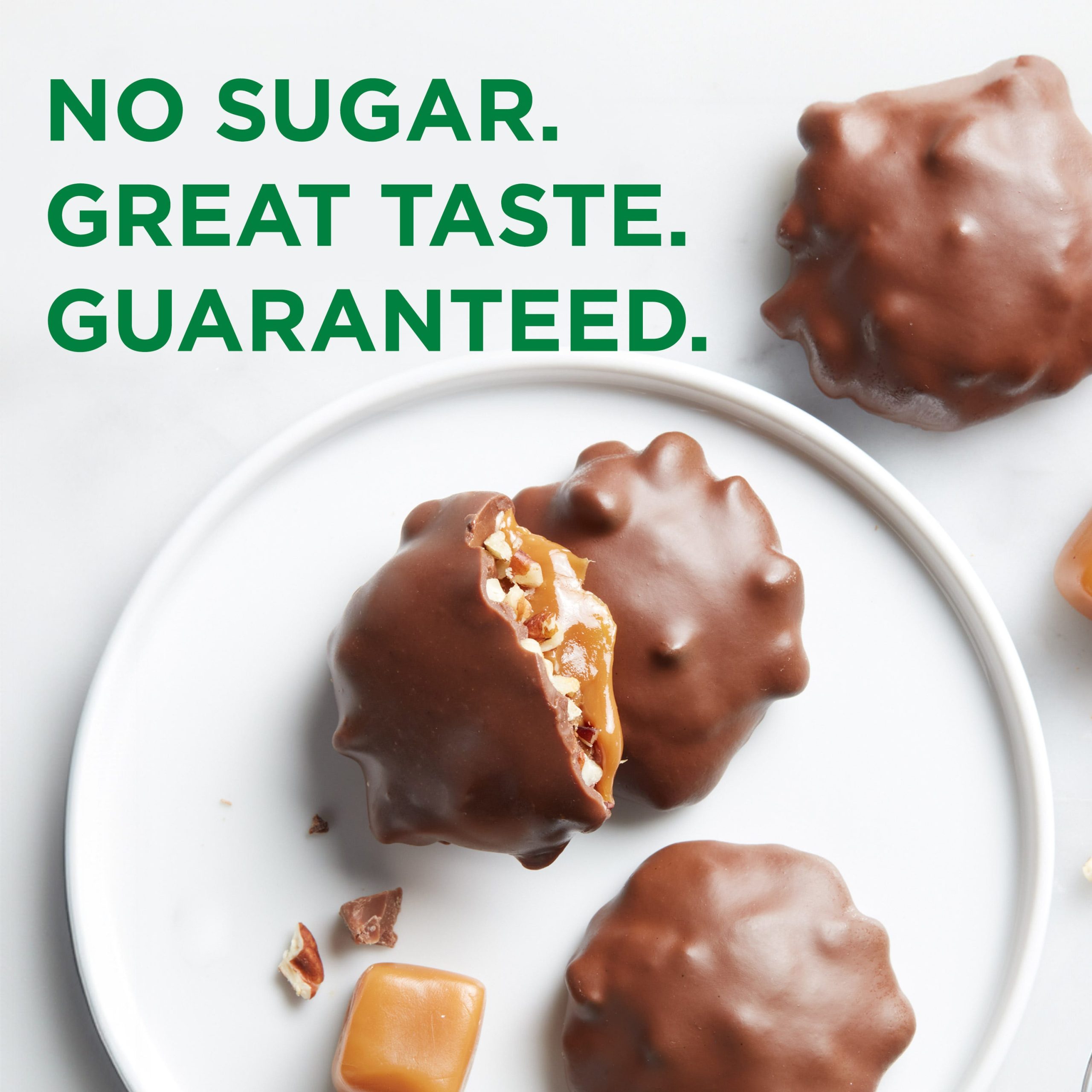 Sugar Free Pecan Delight Chocolate Candy, 10 Oz. Bag - Image 3