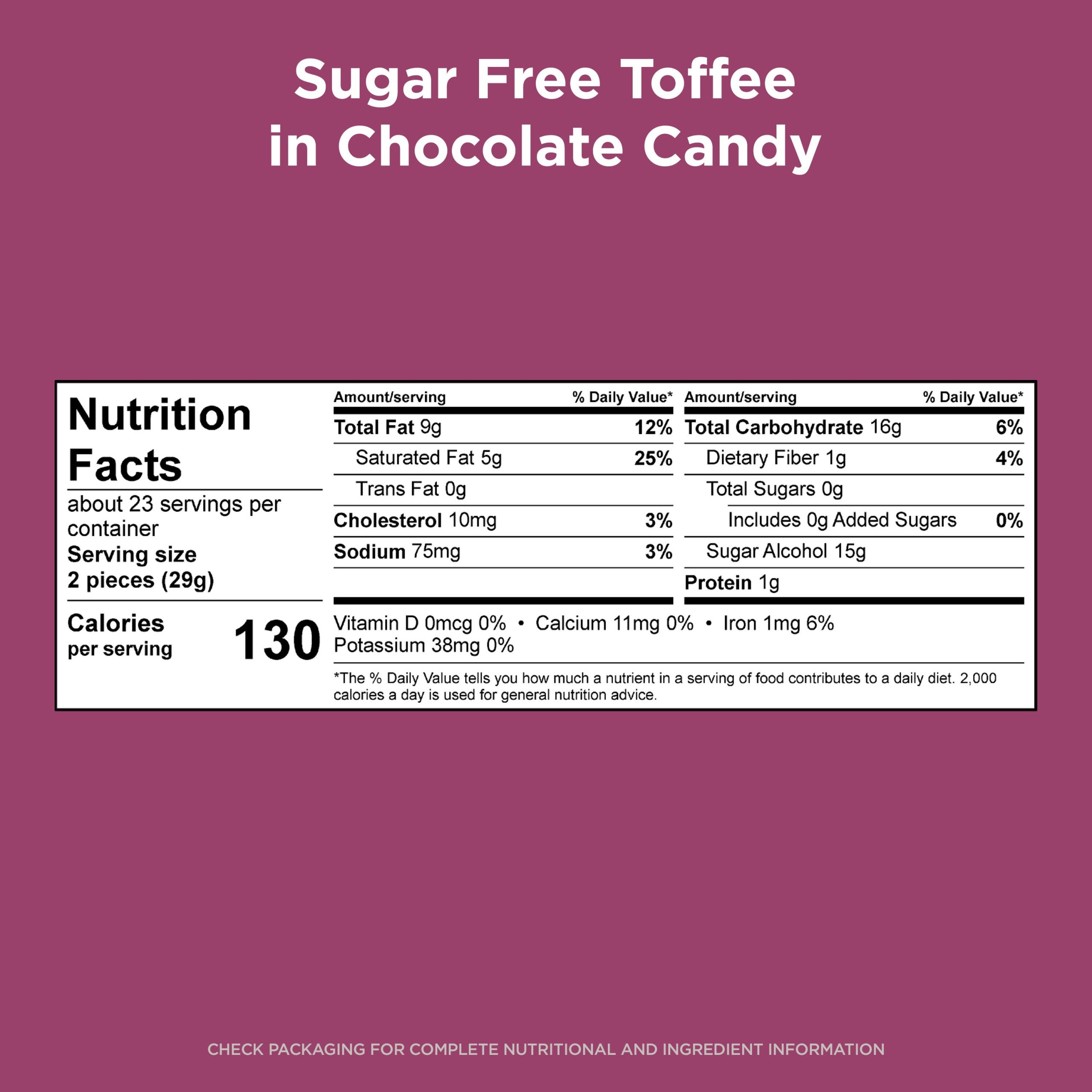 Sugar Free Solid Dark Chocolate Candy Gift Bag, 24 Oz. - Image 31
