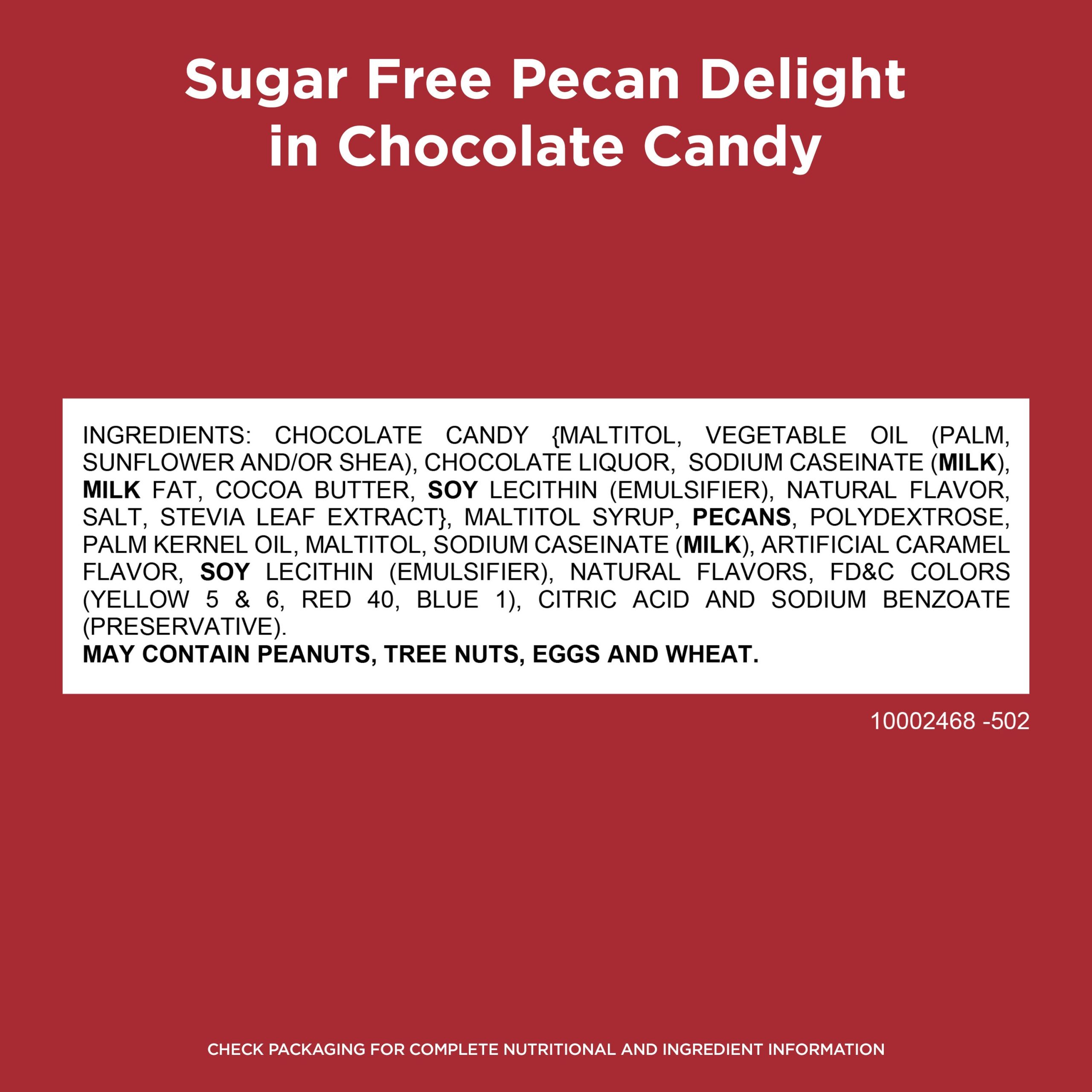 Sugar Free Assorted Caramels In Chocolate Candy, 15.3 Oz. Bag - Image 24