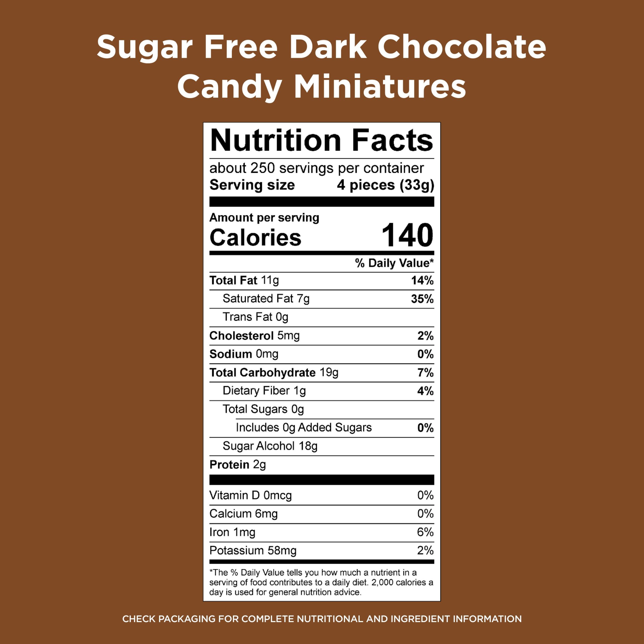 Sugar Free Chocolate Candy Miniatures, 10 Oz. Box - Image 6