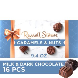 Caramels and Nuts Assortment, 9.4 oz. Box