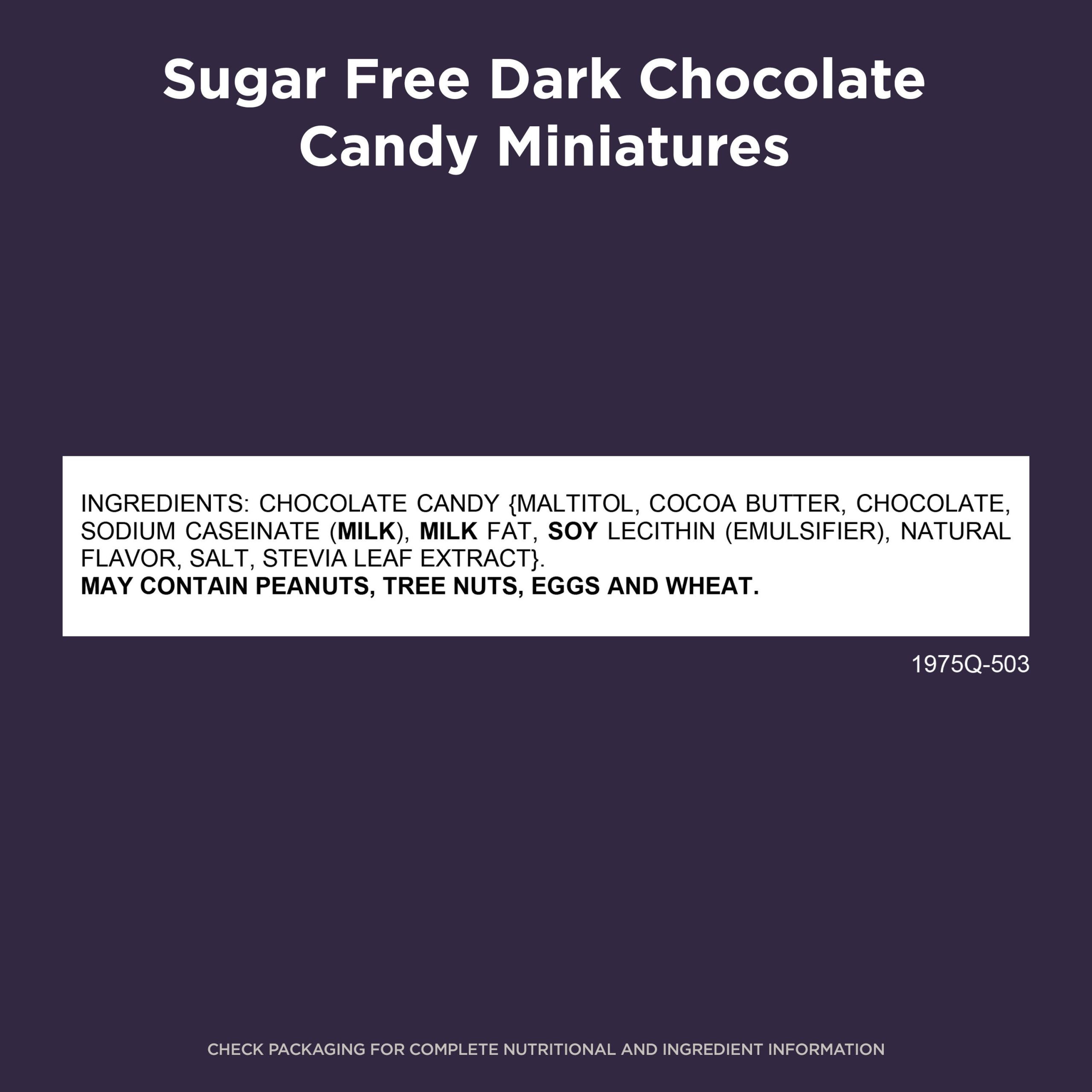 Sugar Free Chocolate Candy Miniatures, 10 Oz. Box - Image 14