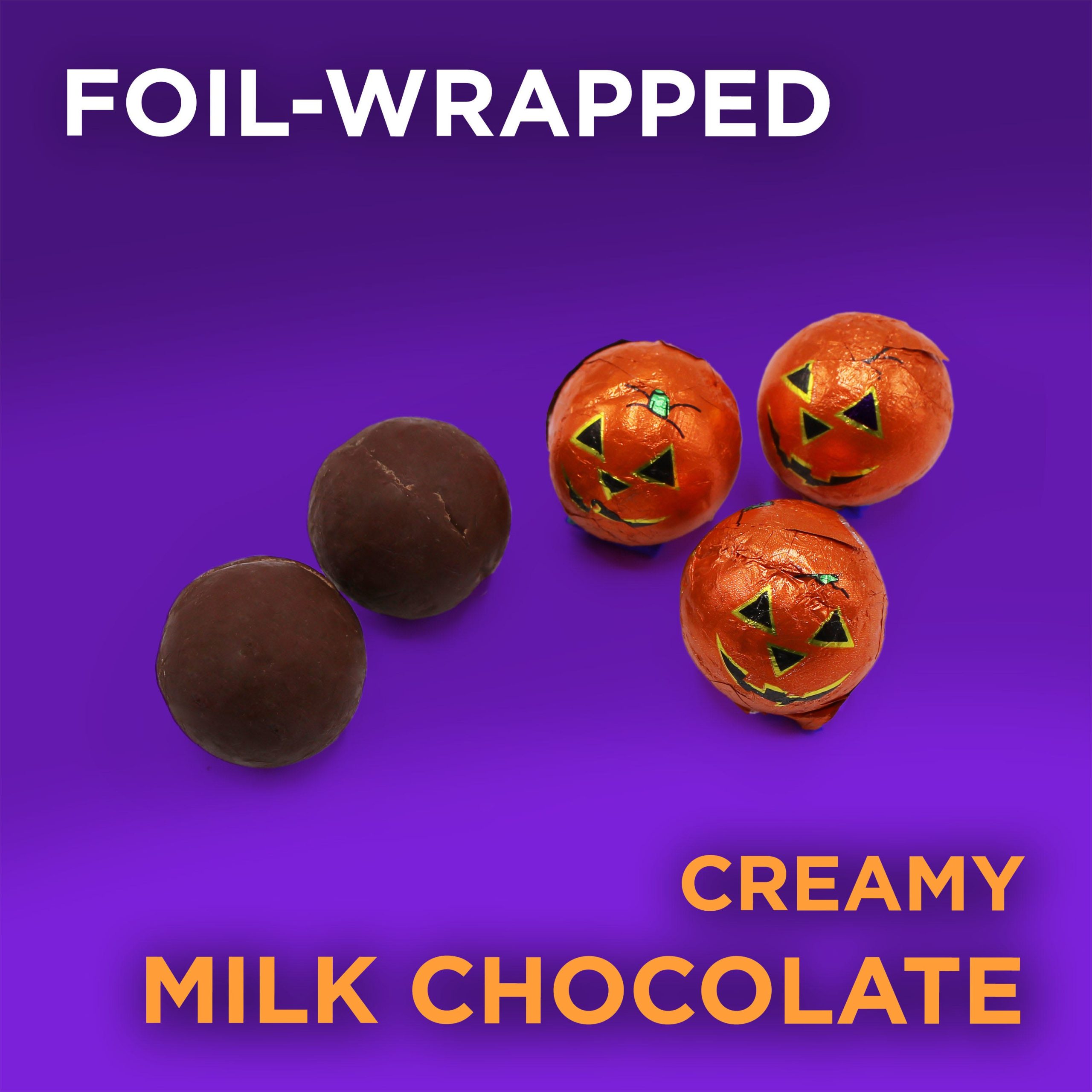 Halloween Solid Milk Chocolate Pumpkins, 12 Oz. Bag - Image 3