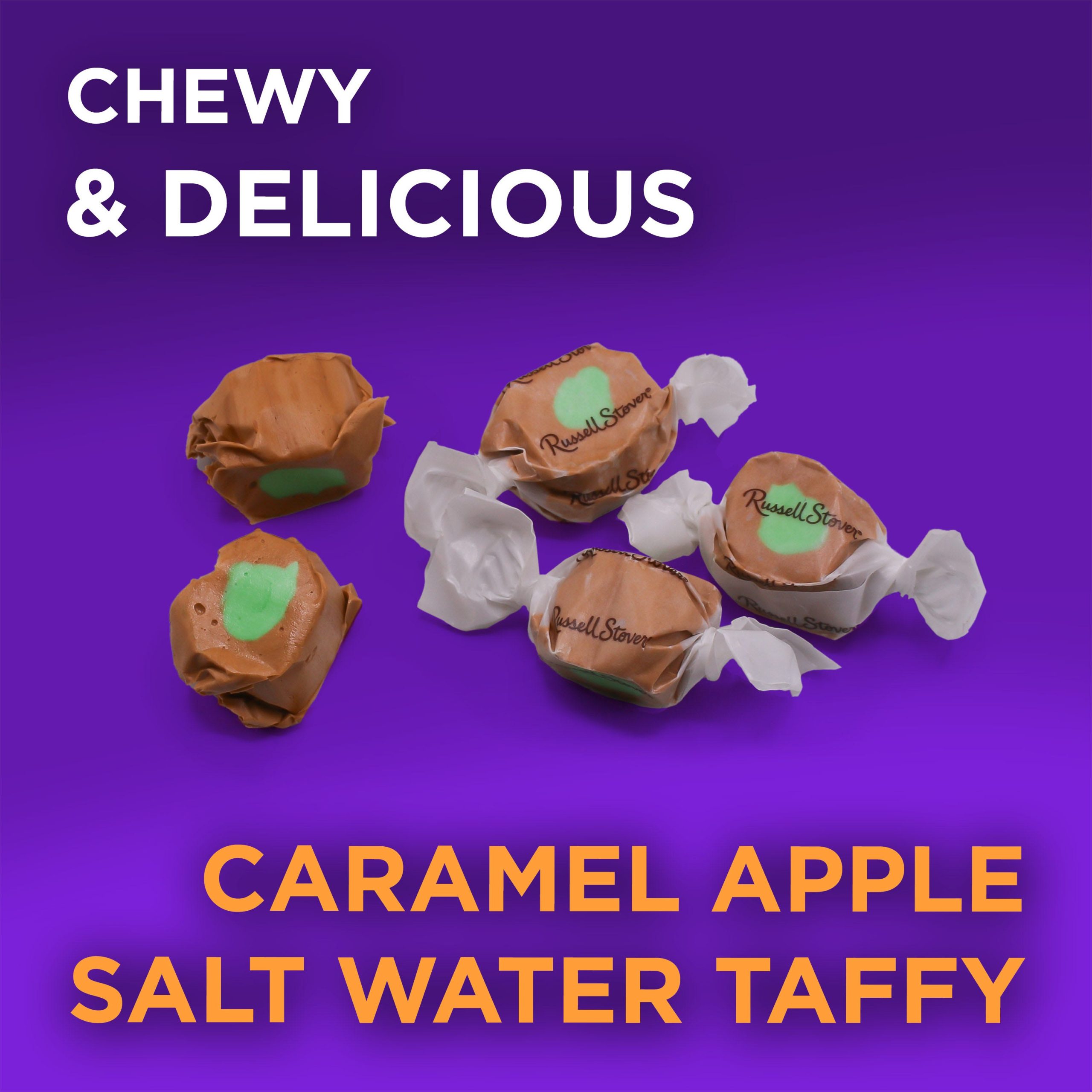 Halloween Caramel Apple Salt Water Taffy Candy, 14 Oz. Bag - Image 3