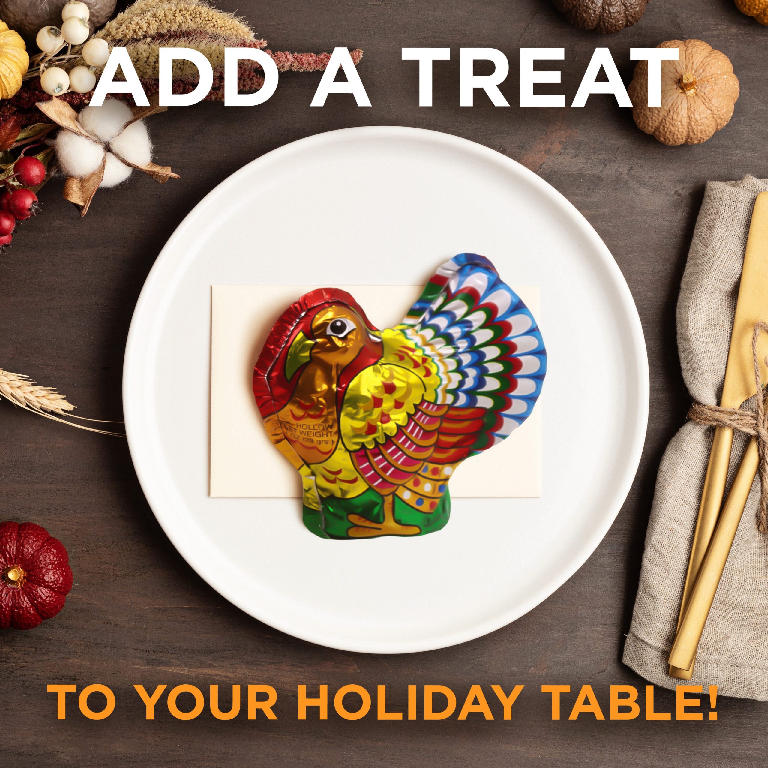 Milk Chocolate Candy Turkey, 1 Oz. - Image 5