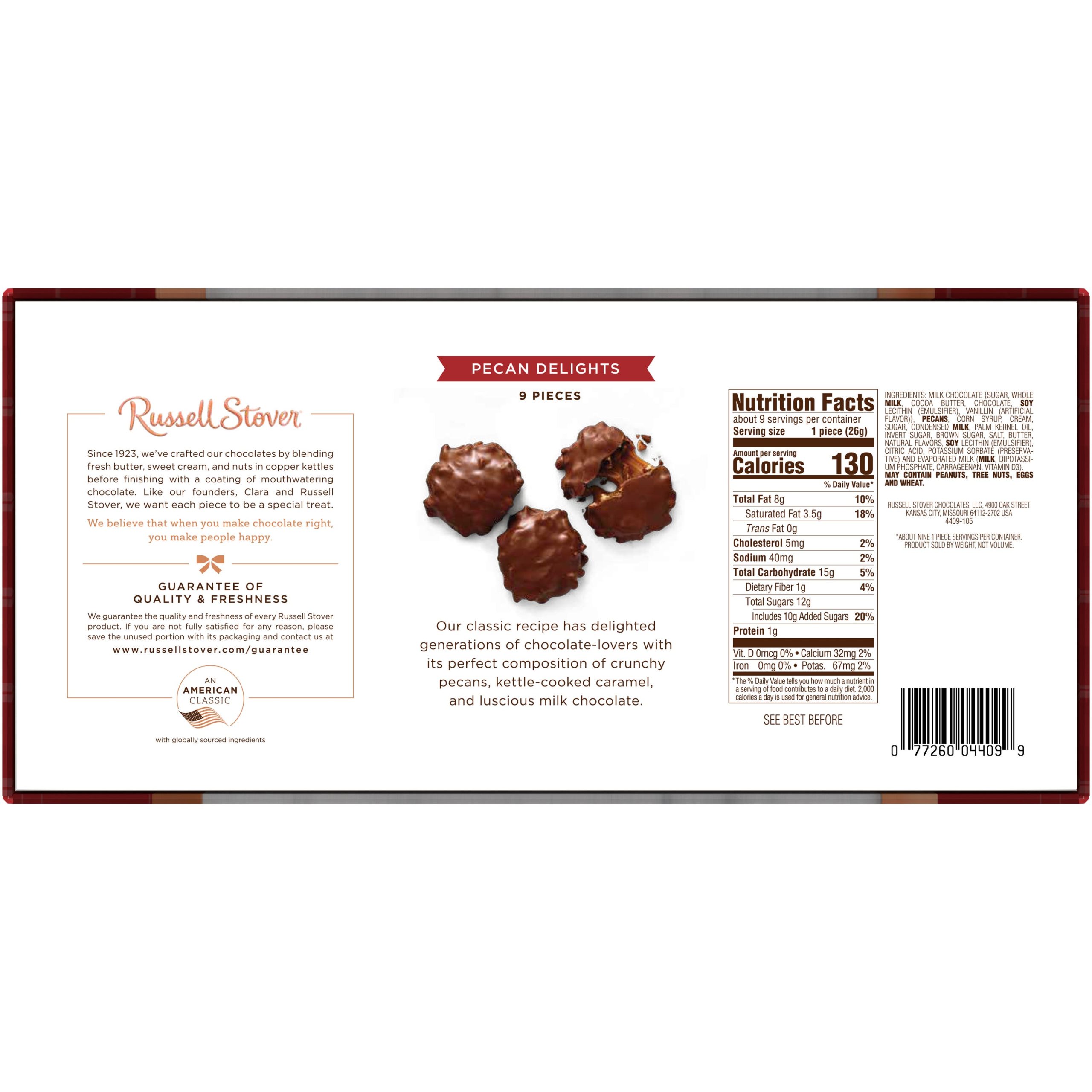 Milk Chocolate Pecan Delights, 8.1 oz. Box - Image 9