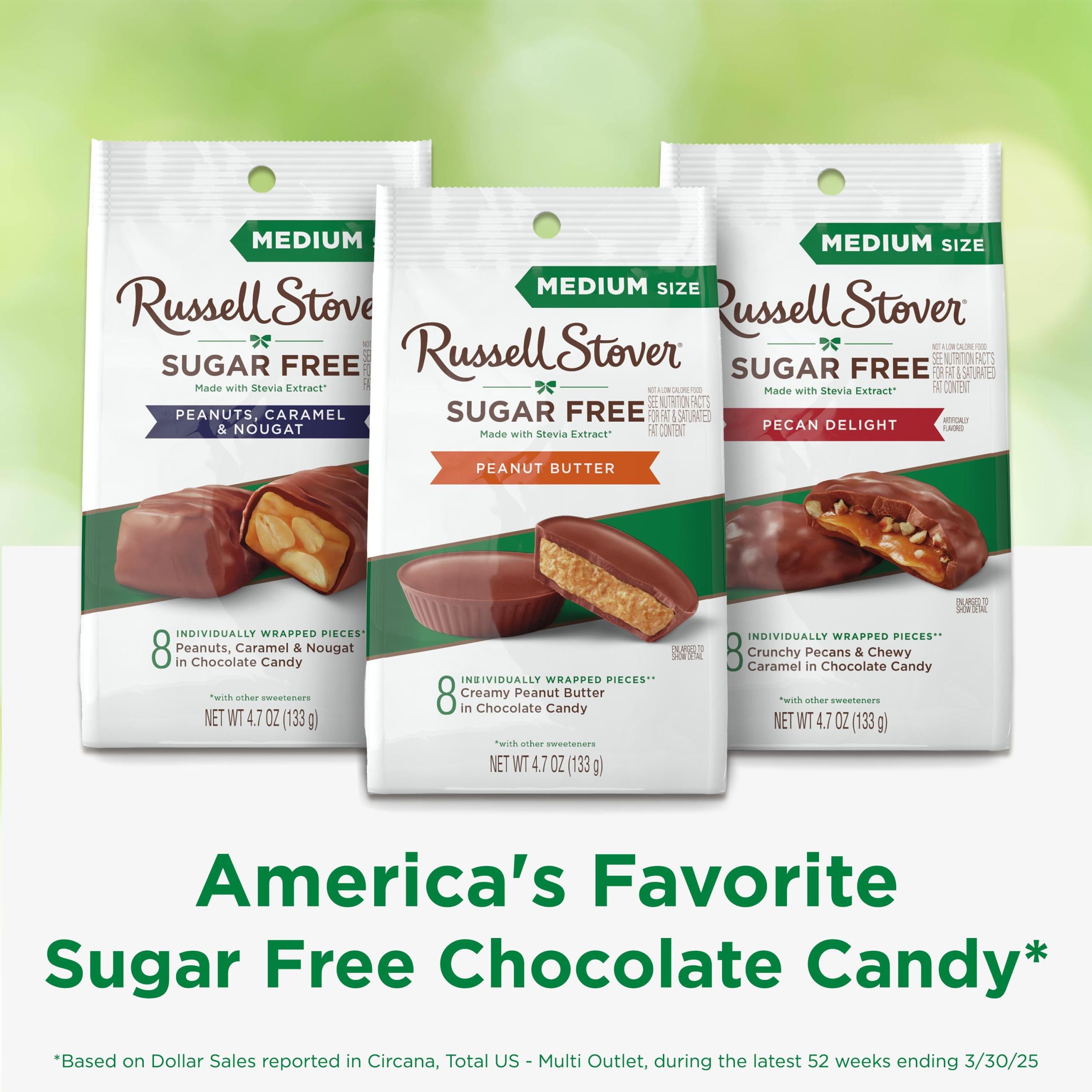 Sugar Free Pecan Delight Chocolate Candy, 4.7 Oz. Bag - Image 32