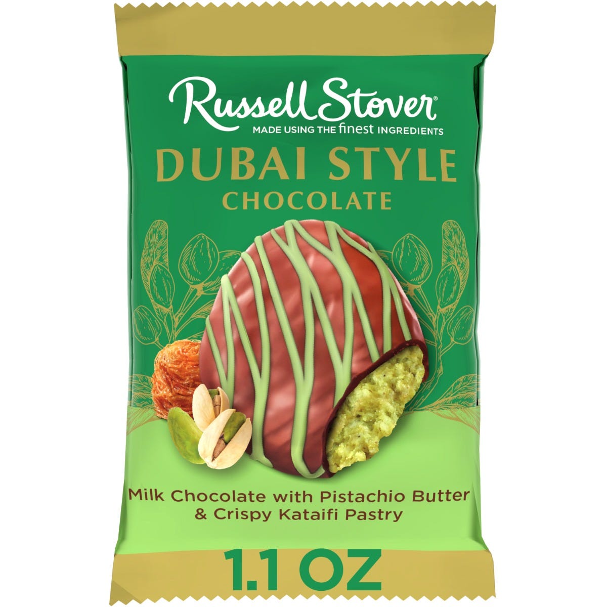 Dubai Style Milk Chocolate Mini Gusset Bag, 4.2oz - Image 19