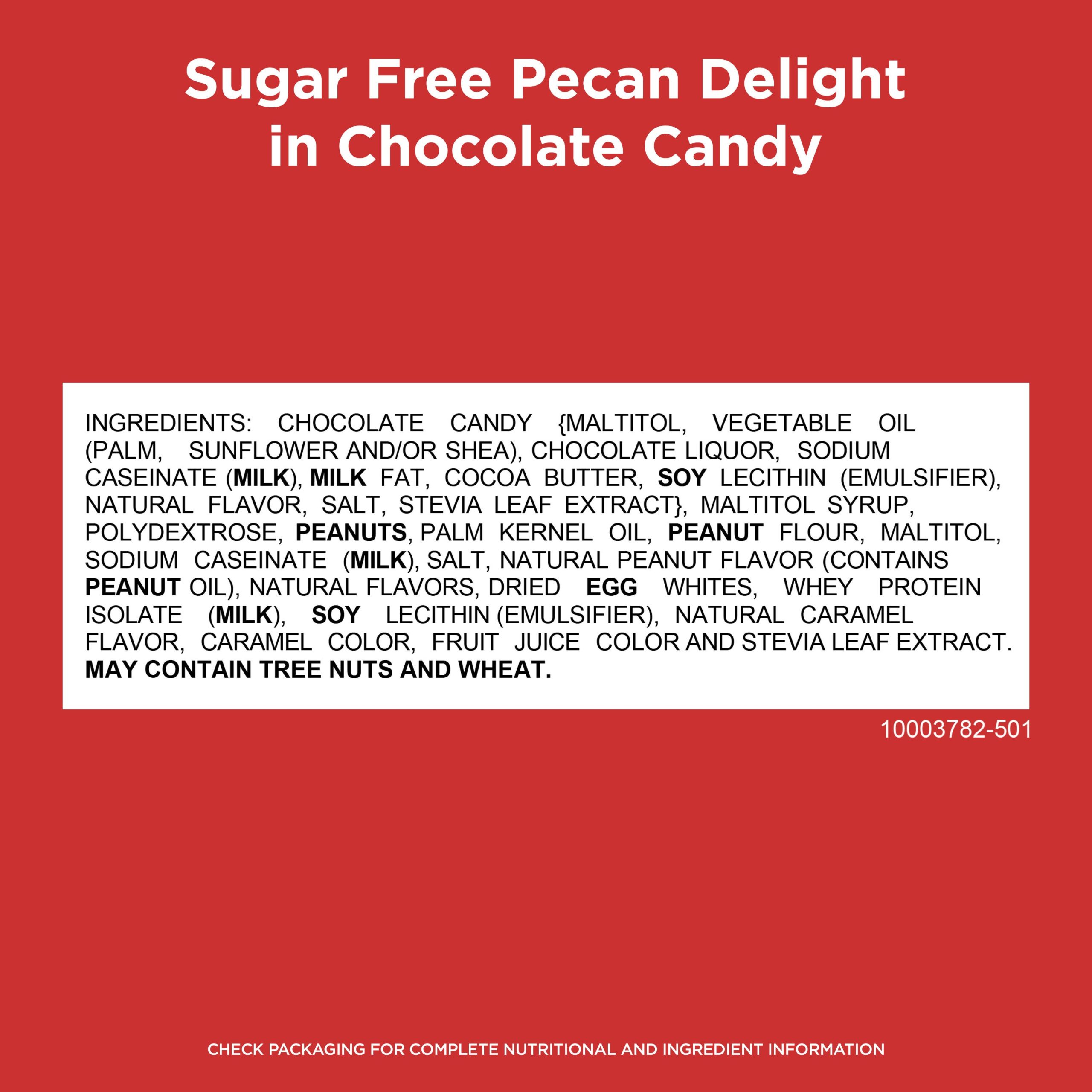 Sugar Free Pecan Delight Chocolate Candy, 4.7 Oz. Bag - Image 5