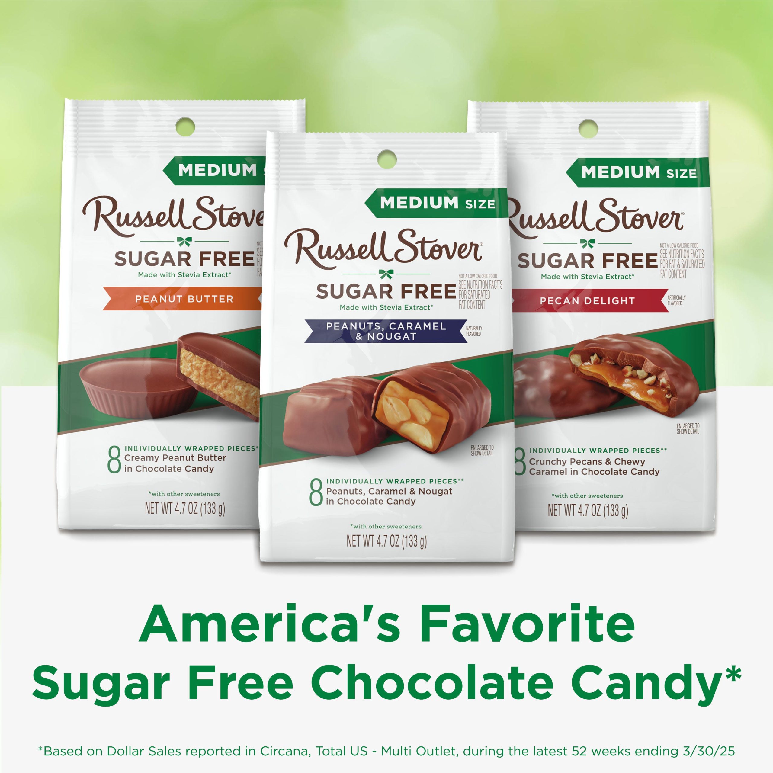Sugar Free Caramel Chocolate Candy Tiles, 5 Oz. Bag - Image 50