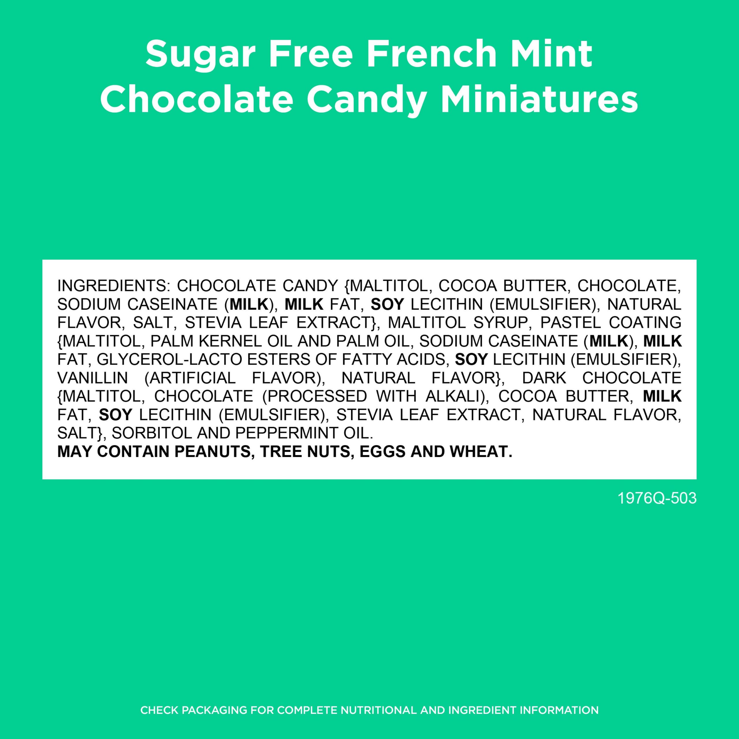 Sugar Free Chocolate Candy Miniatures, 10 Oz. Box - Image 22