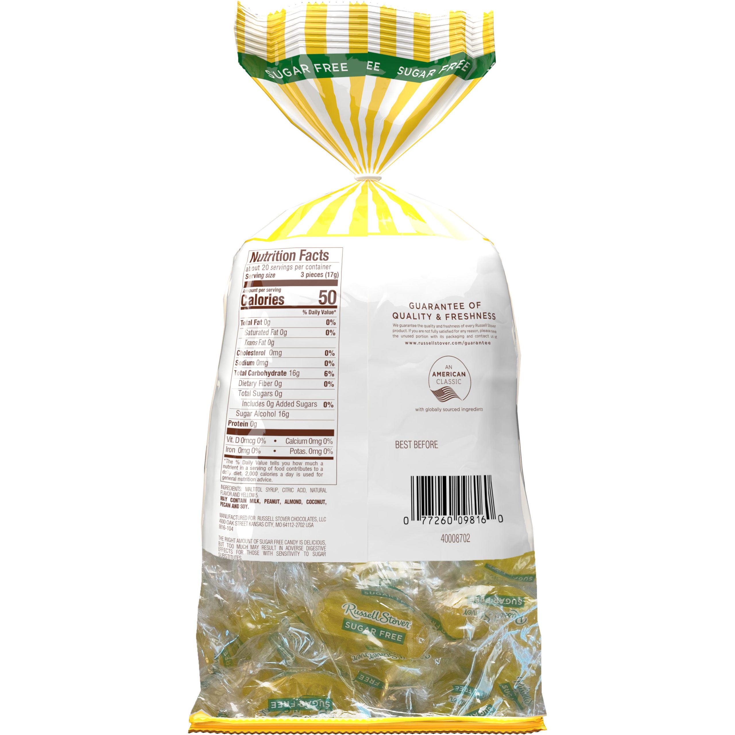 Sugar Free Assorted Fruit Hard Candy, 12 Oz. Bag - Image 37