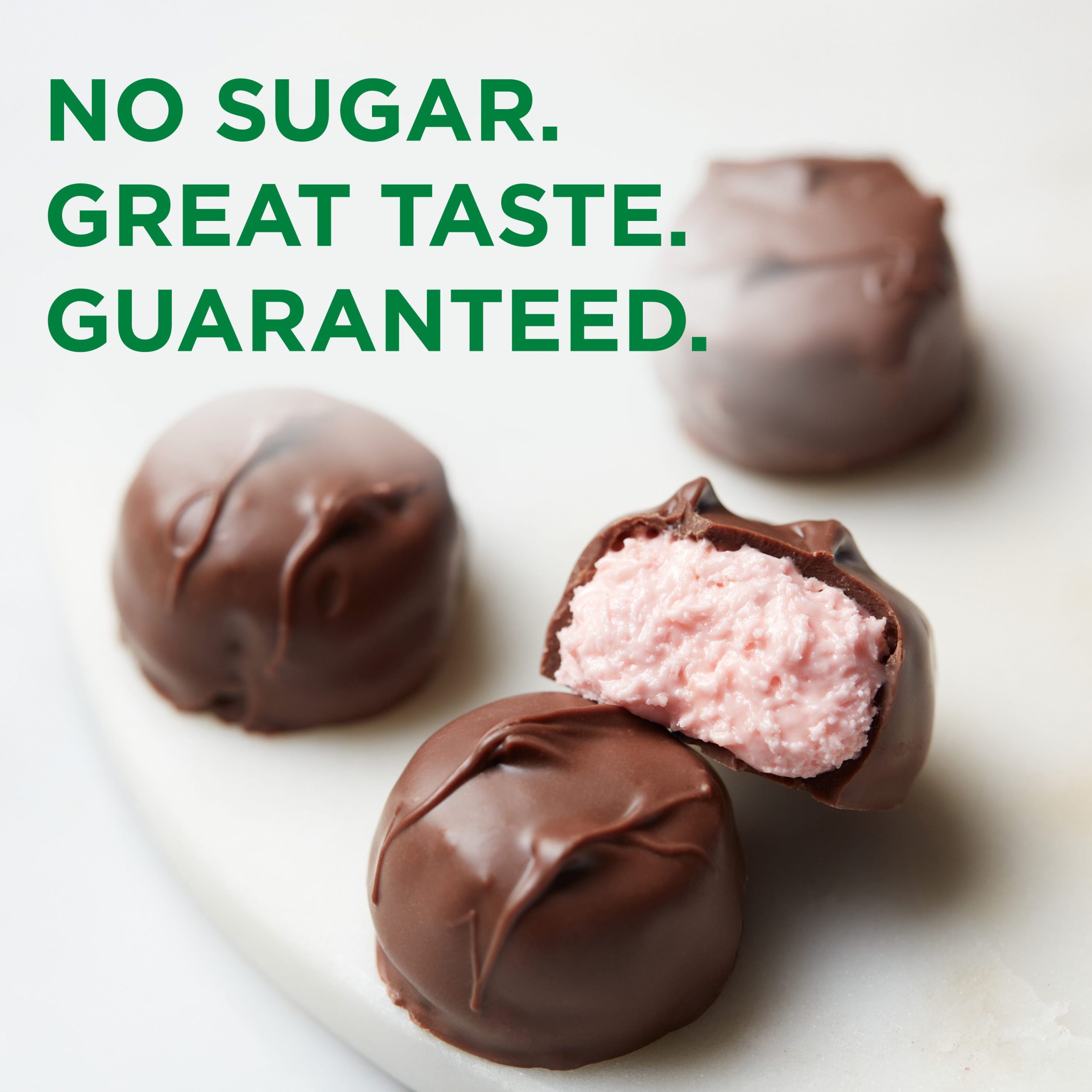 Sugar Free Strawberry Flavored Cr??me Candy, 2 Oz. Bag - Image 3