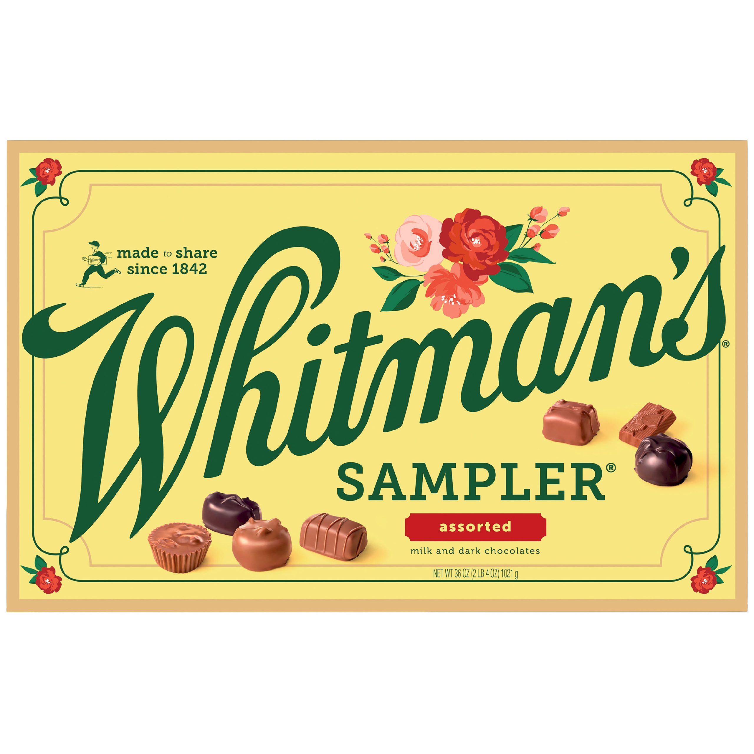 Whitman's Sampler Assorted Milk & Dark Chocolate Candy Gift Box, 36 Oz. - Image 9