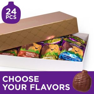 Halloween Chocolate Pumpkins Assortment, 24 Piece Box
