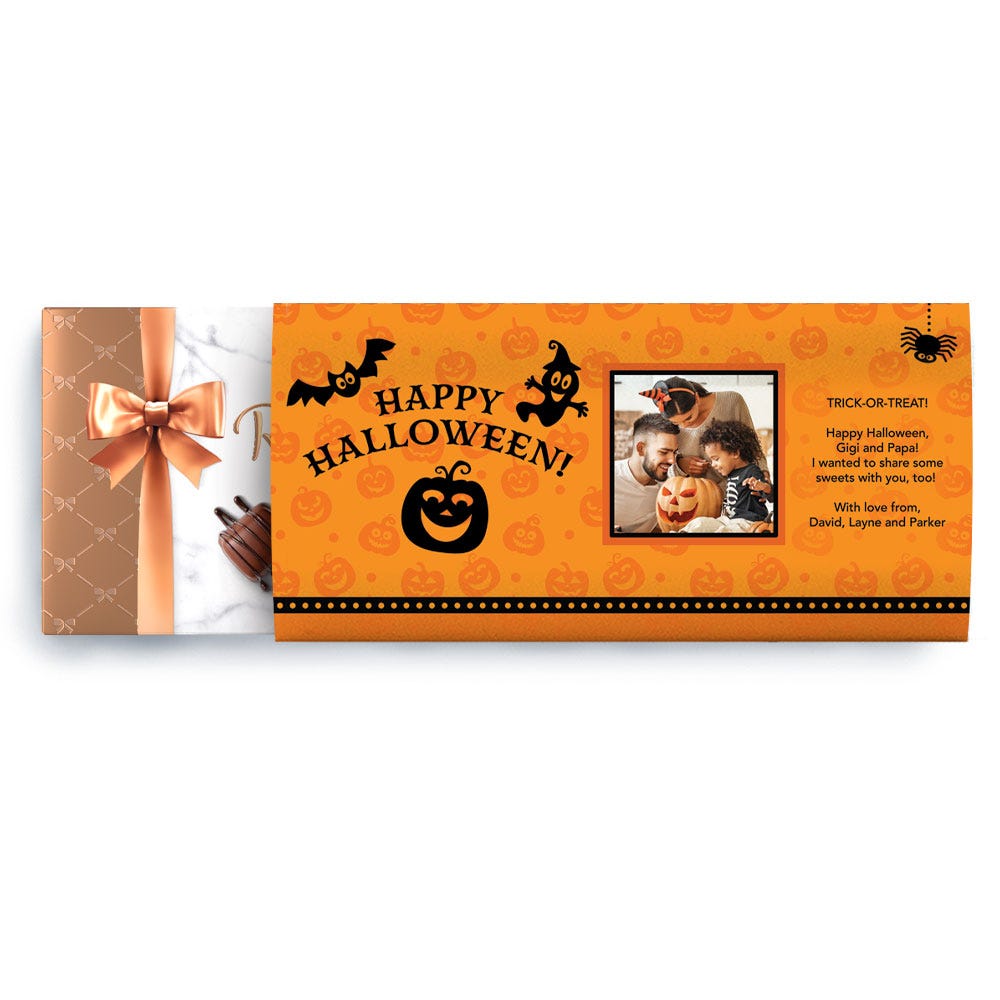 Halloween Pumpkin Pattern Box, 9.4 oz.