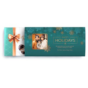 Happy Holidays Snowflake Green Box, 9.4 oz.