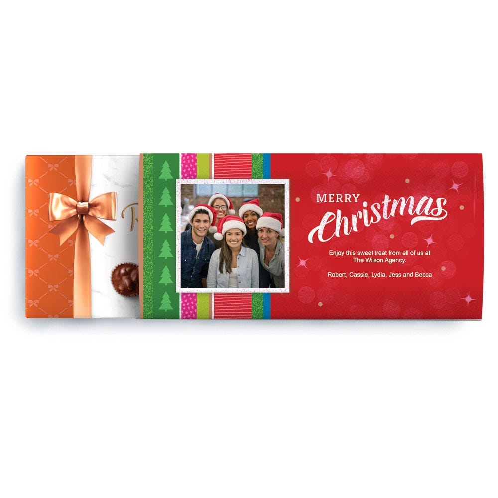 Merry Christmas Ribbon Box, 9.4 oz.