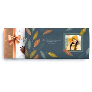 Blue and Leaves Fall Box, 9.4 oz,
