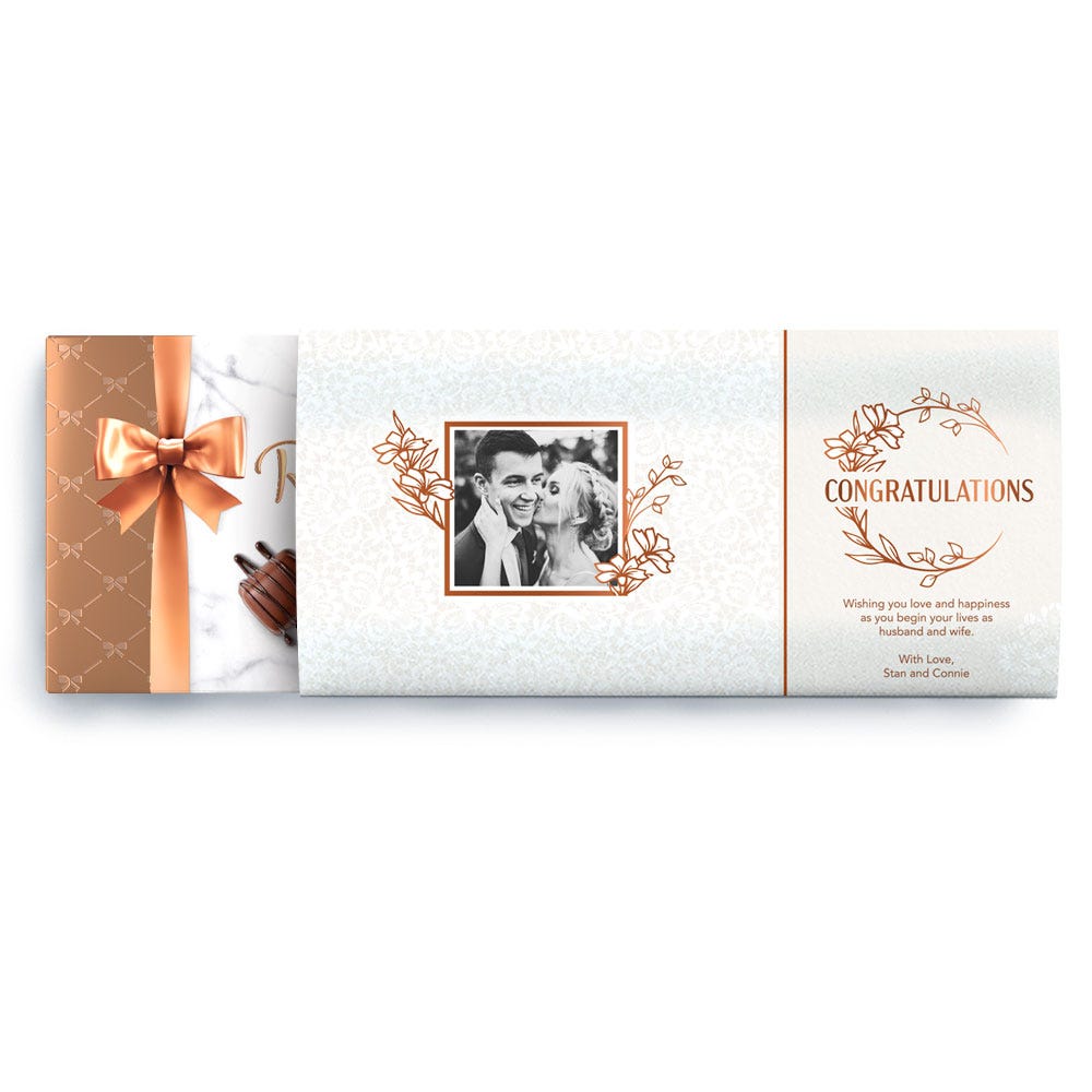 White Copper Congratulations Box, 9.4 oz.