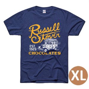 Russell Stover Vintage Navy T-Shirt-XL